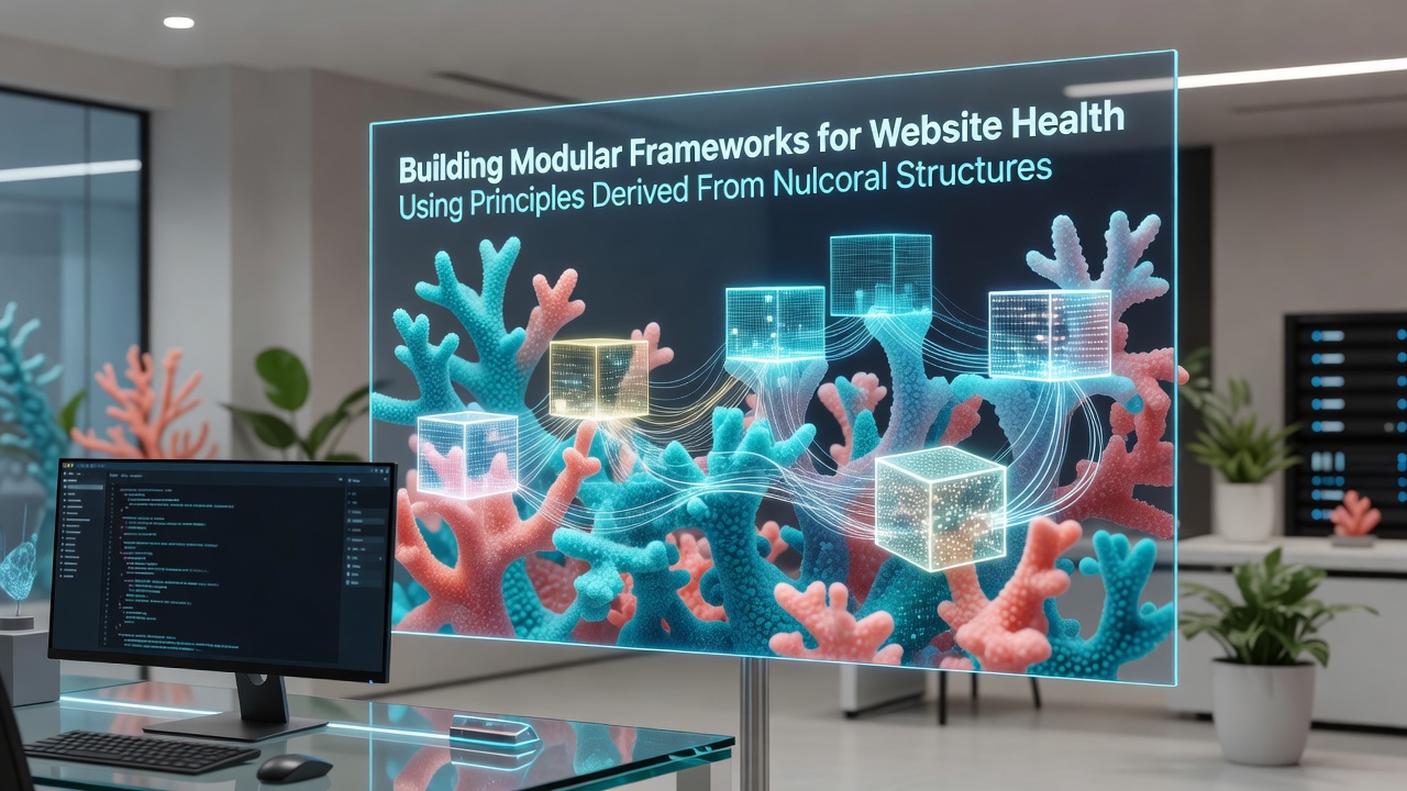 Building Modular Frameworks for Website Health Using Principles Derived From Nulcoral Structures